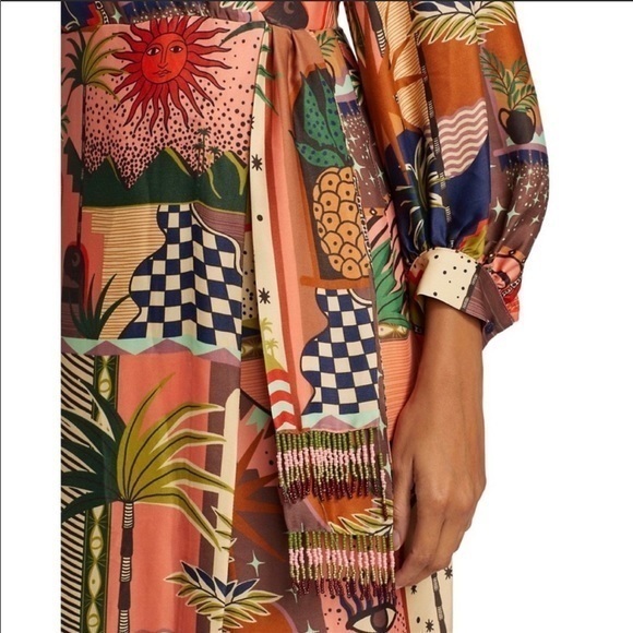 Farm Rio Mystic City Wrap Jumper - Picture 7 of 7